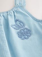 Комбинезон джинсовый для девочки Next AA3-246, Синий