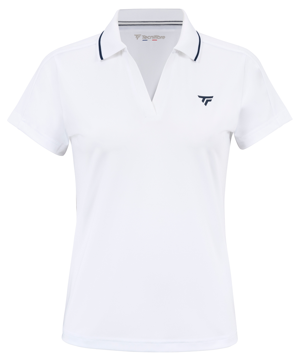 Женское поло Tecnifibre Team Tech - white