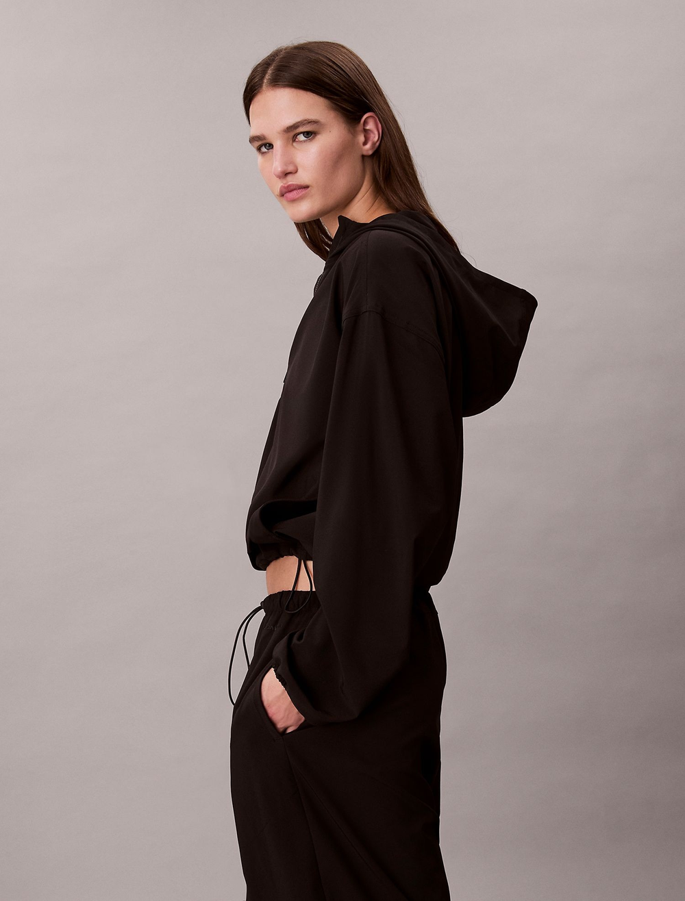 Куртка Calvin Klein Woven Parachute Jacket Black