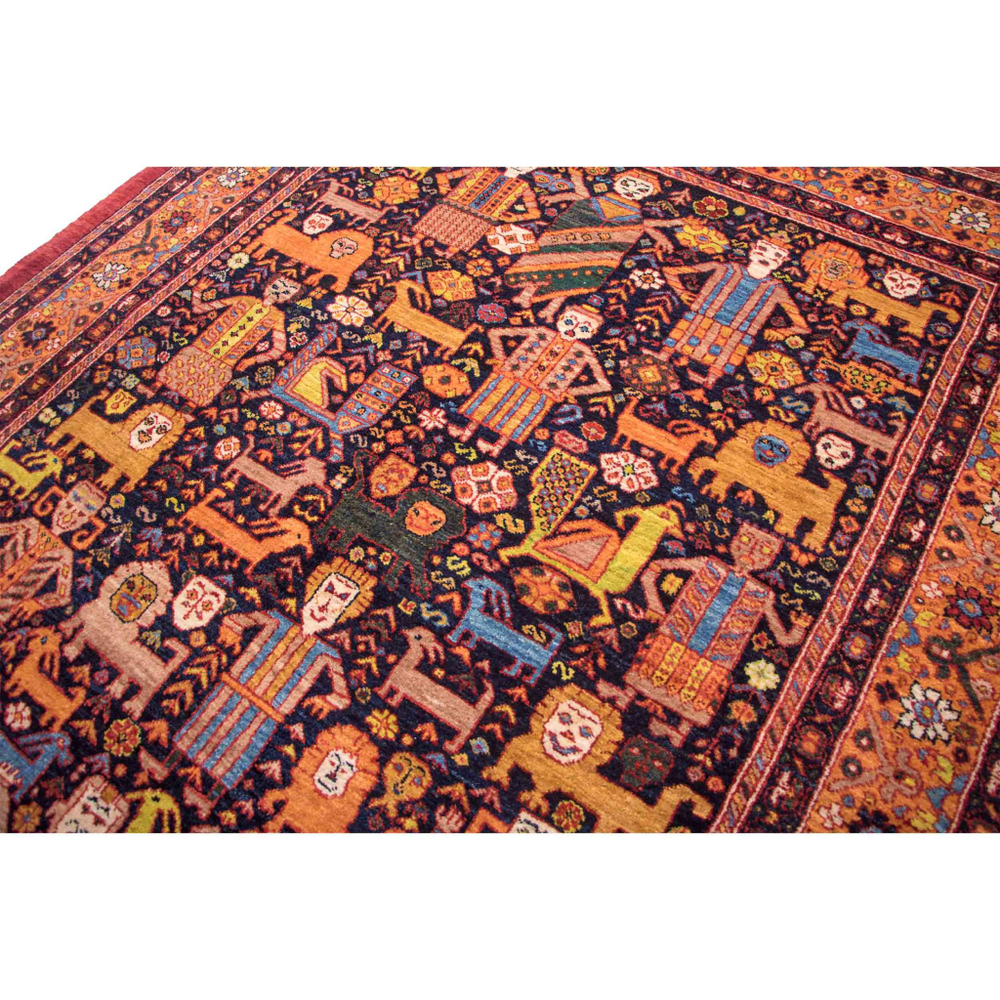 Персидский ковер ручной работы Qashqai (195 × 145 см) 220210214 Иран