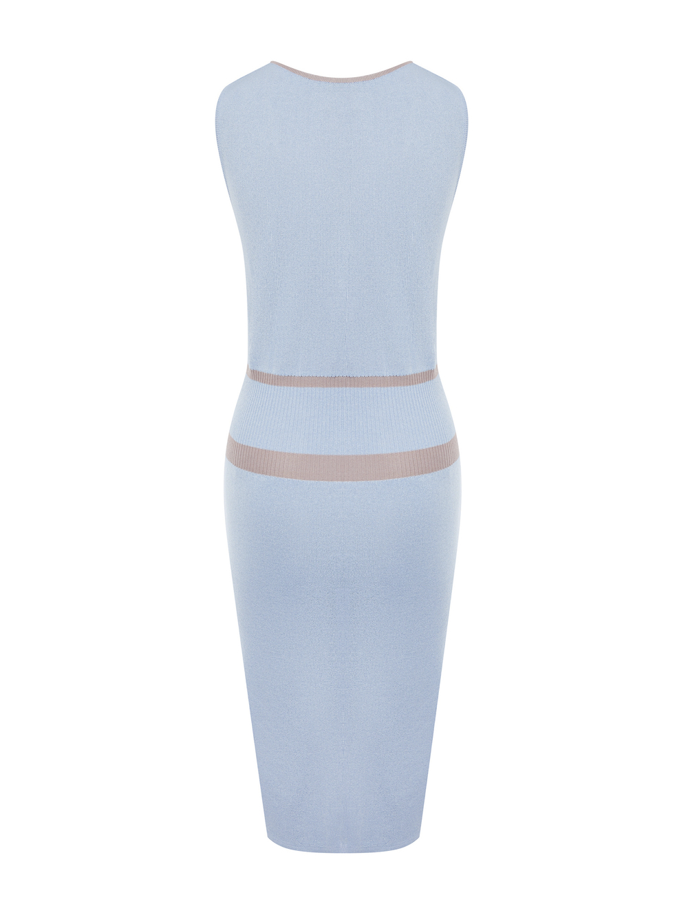 Платье трикотажное V–Neck Blue из вискозы