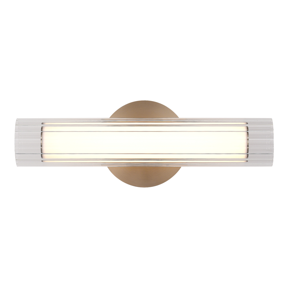 Светильник настенный, Никель/Белый-прозрачный, ENFYS, LED 7W, 3000K/4000K/6000K