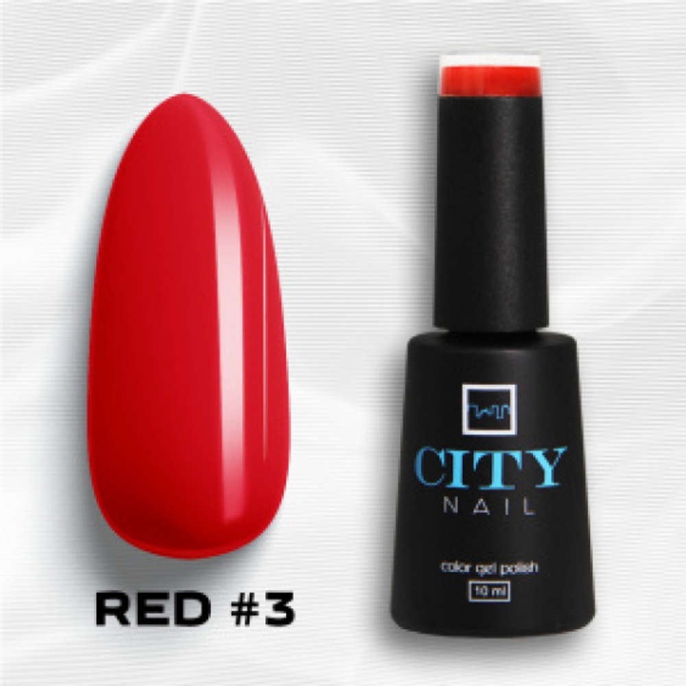 CITY NAIL Гель-лак RED 03