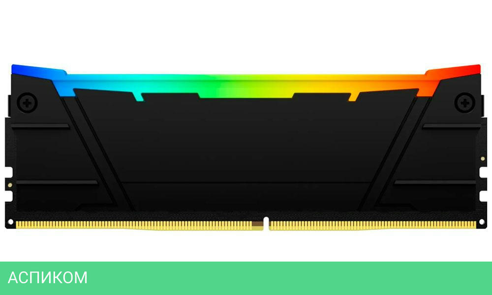 Оперативная память Kingston Fury Renegade RGB Gaming RTL DDR4 4x32GB (KF436C18RB2AK4/128)