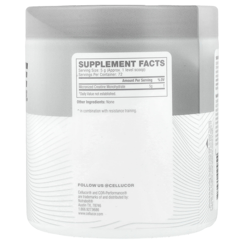 C4 / Cellucor, COR-Performance®, креатин, без добавок, 360 г (12,7 унции)