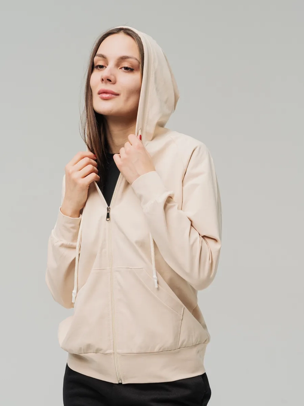 Худи спортивные на молнии