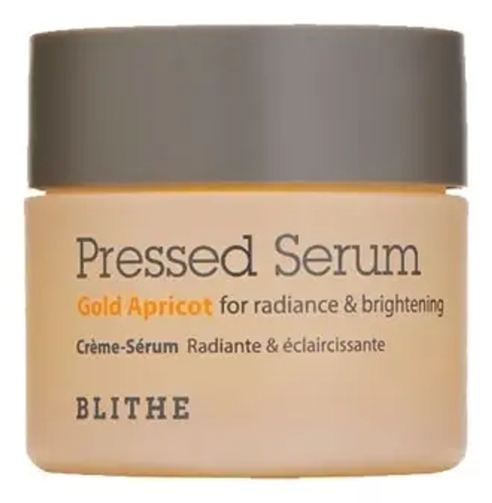 Blithe Сыворотка спресованная для сияния кожи лица абрикос "Золотой абрикос" - Pressed serum gold apricot, 27мл