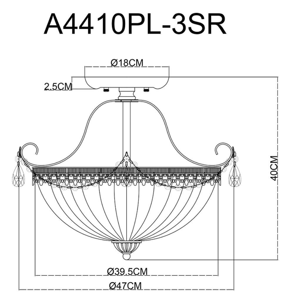 Потолочная люстра Arte Lamp