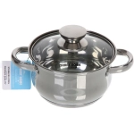 Набор посуды из нержавеющей стали EMMA 3 предмета (3 кастрюли 1,9л, 3,6л, 6,1л), DH12-3