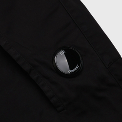 Брюки C.P. Company Sateen Stretch Sateen Loose Cargo Black