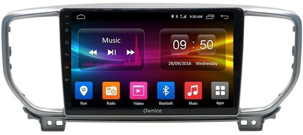 Магнитола для KIA Sportage 2018-2021 (рамка черная) - Carmedia OL-9780-2 QLed, Android 12, TS10, CarPlay, 4G SIM-слот