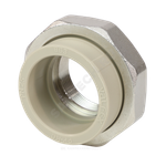 Муфта PP-R комбинированная разъемная серая Дн 20х1/2" ВР VALFEX 10155015Г