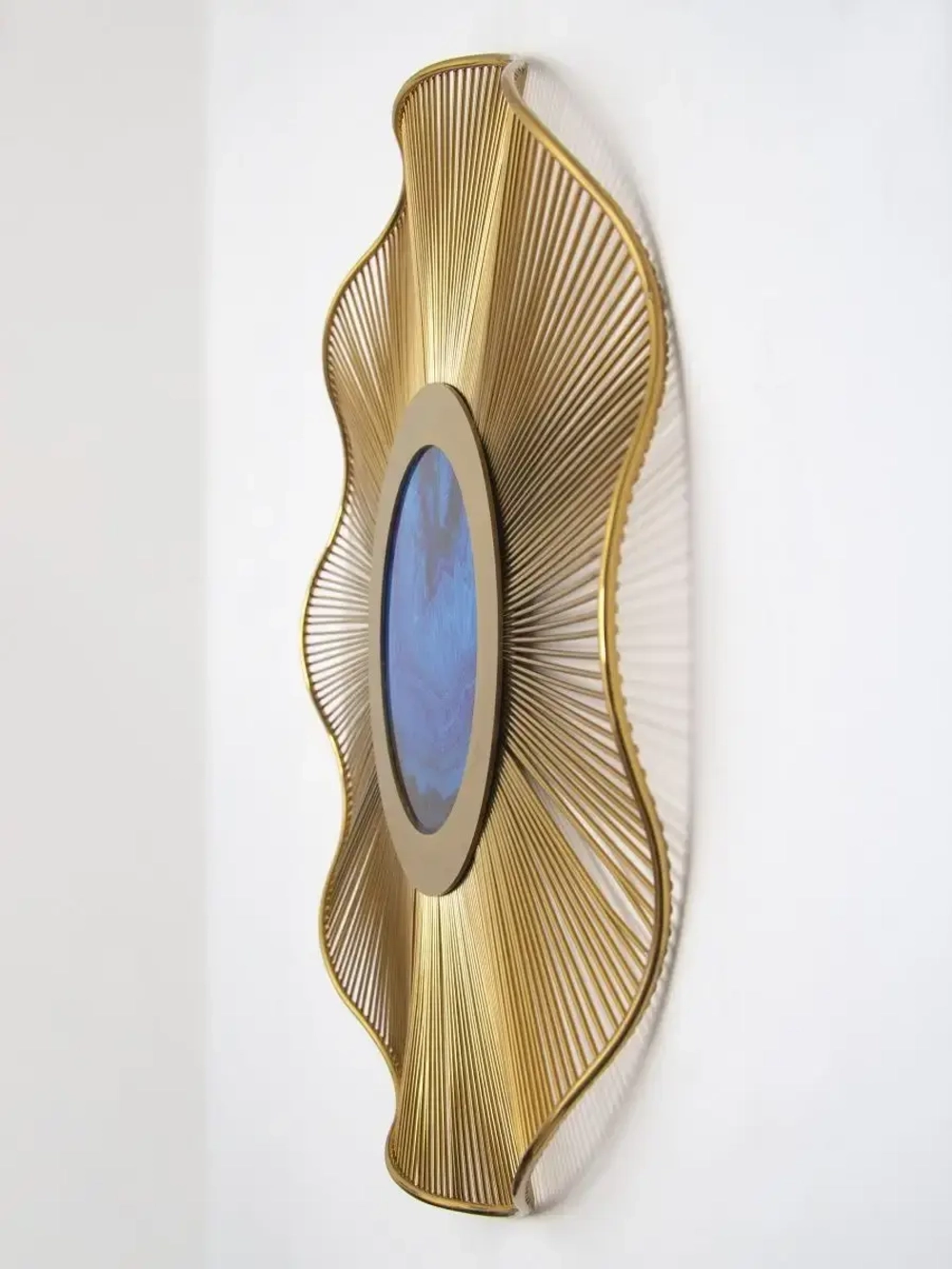 Металлический декор "Голубая планета"