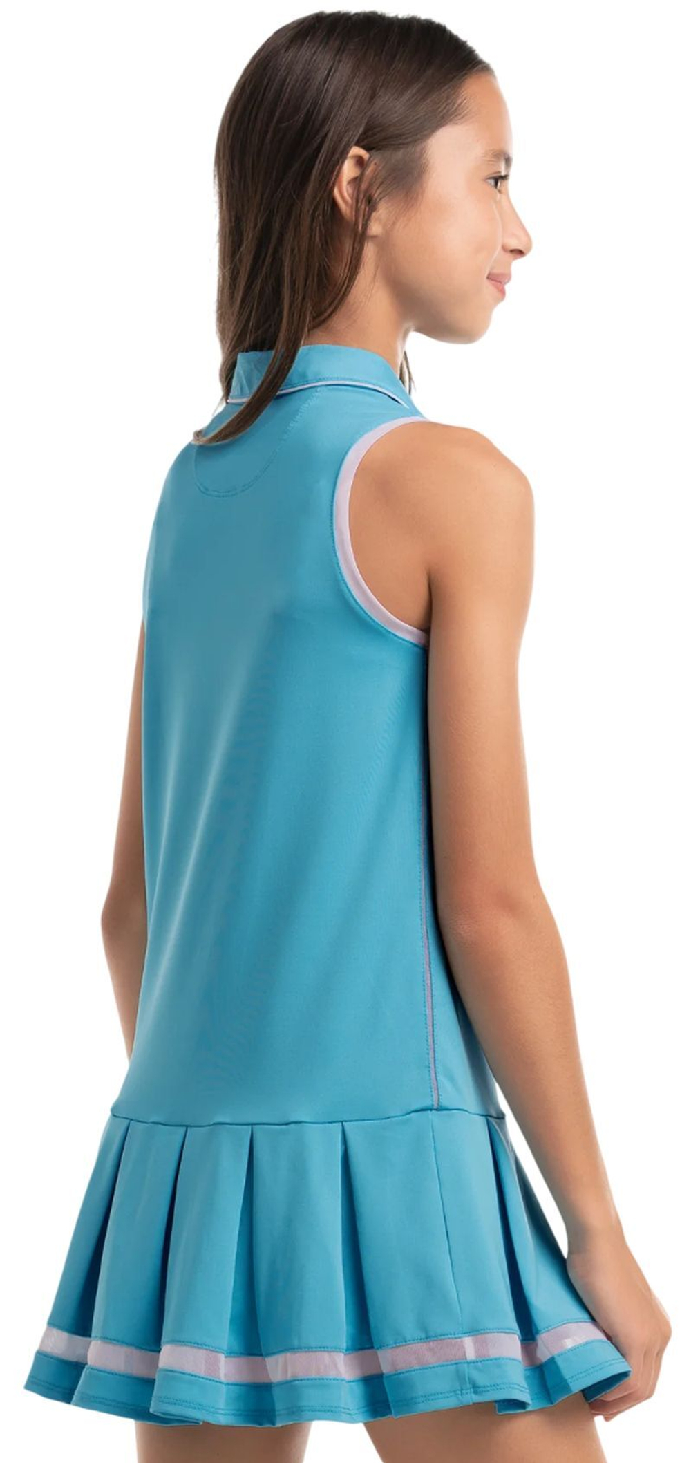 Girls' dress Lucky in Love Girls Core It's A Win - ocean