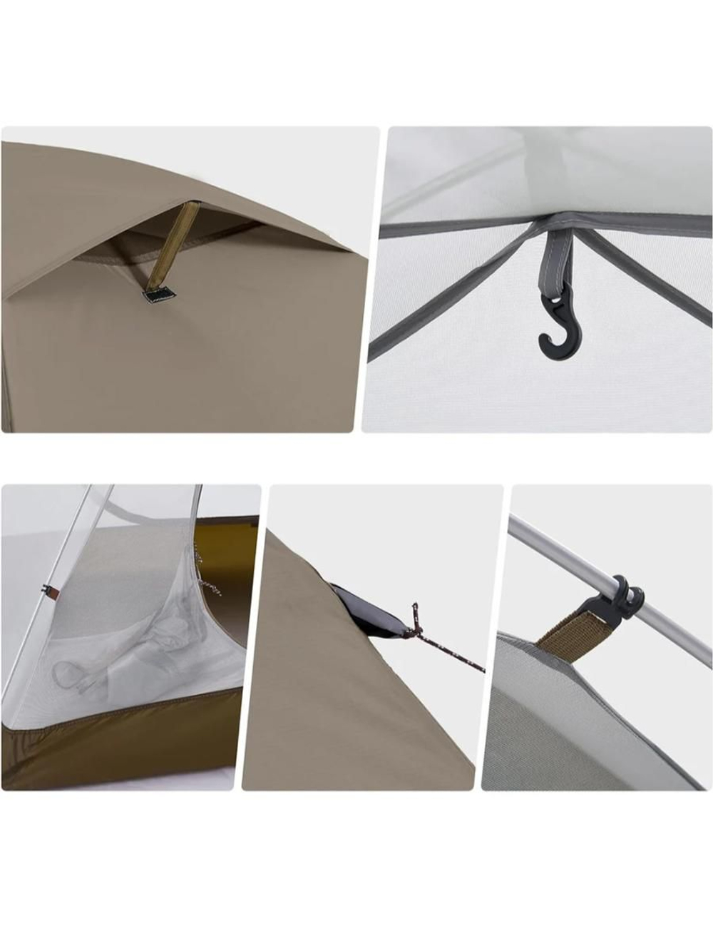 Палатка Naturehike Yunchuan-Pro 4 Seasons CNK2300ZP024 трехместная сверхлегкая коричневый