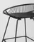 Полубарный стул Ufo черный