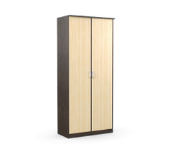 Шкаф 2-х створчатый Дуэт Люкс без зеркала Венге/дуб