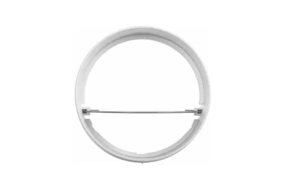 Соединитель круглых каналов с обратным клапаном Zernberg 100 мм пластик 16122