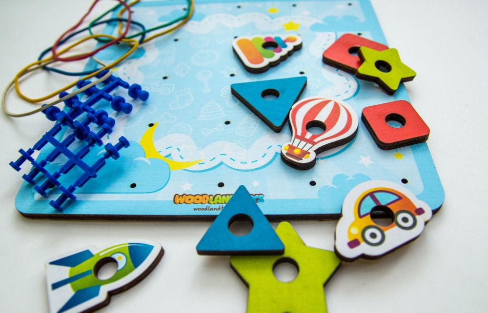 Геоборд «Для мальчиков» + тематические фигуры