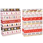 Пакет подарочный «Зимние узоры» 31*42*12 см, микс