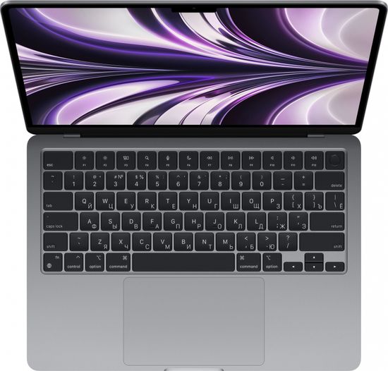 Apple MacBook Air 13" (M2, 8C CPU/10C GPU, 2022), 8 ГБ, 512 ГБ SSD, «серый космос»