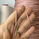 MEGA - E.Miroglio; 60% вискоза, 40% п/а; мягкий шнурок; 200м/100гр; col.3F9; цвет: Розово-персиковый припыленный