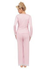 Simply long pyjamas Powder Pink