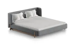 Кровать Basic спальное место 180*200 см (серый, антивандальная)