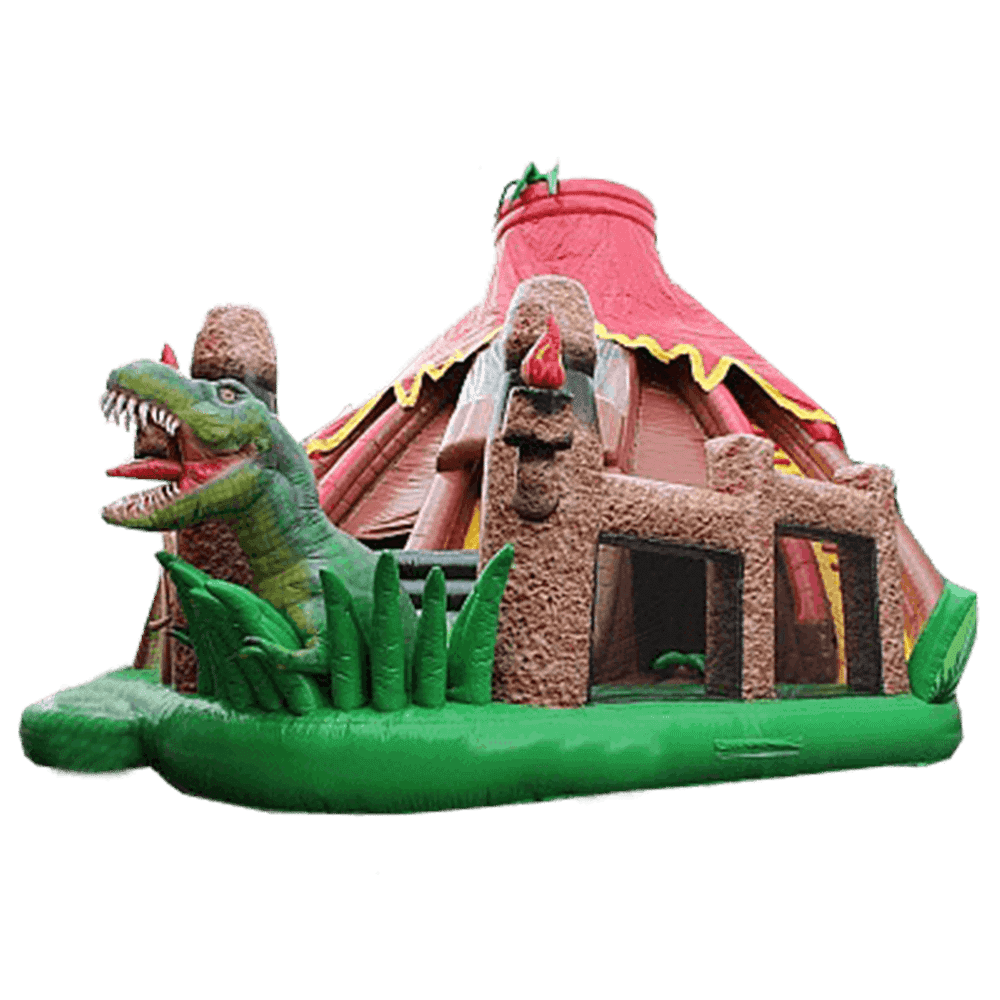 Надувная горка "Логово динозавра"