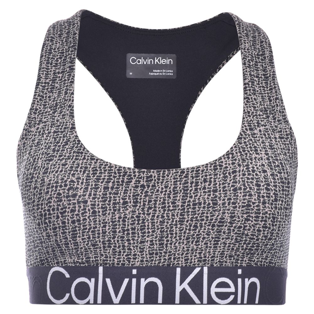 ТОП теннисный Calvin Klein Medium Support Sports Bra - shocking print