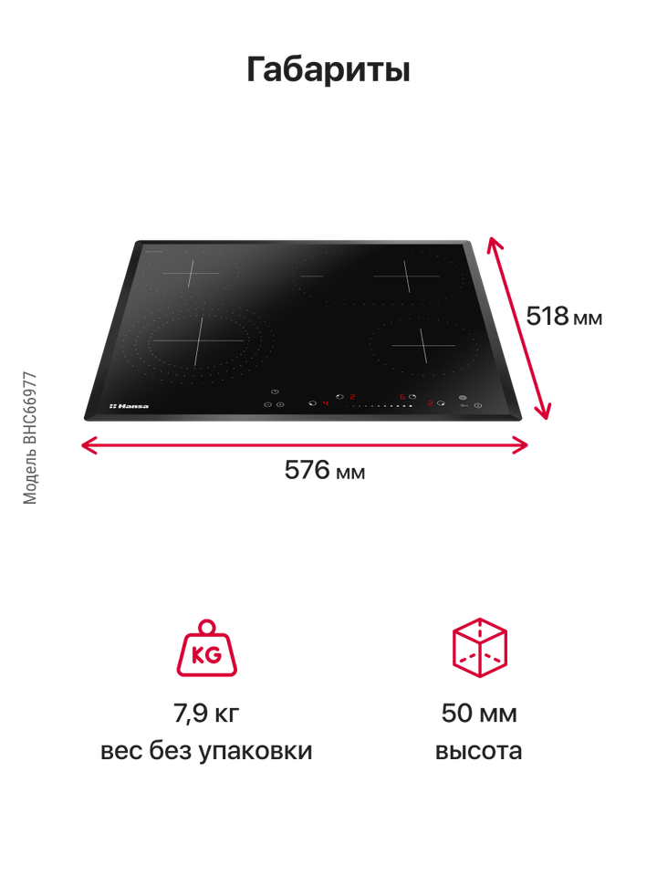 Электрическая панель Hansa BHC66977