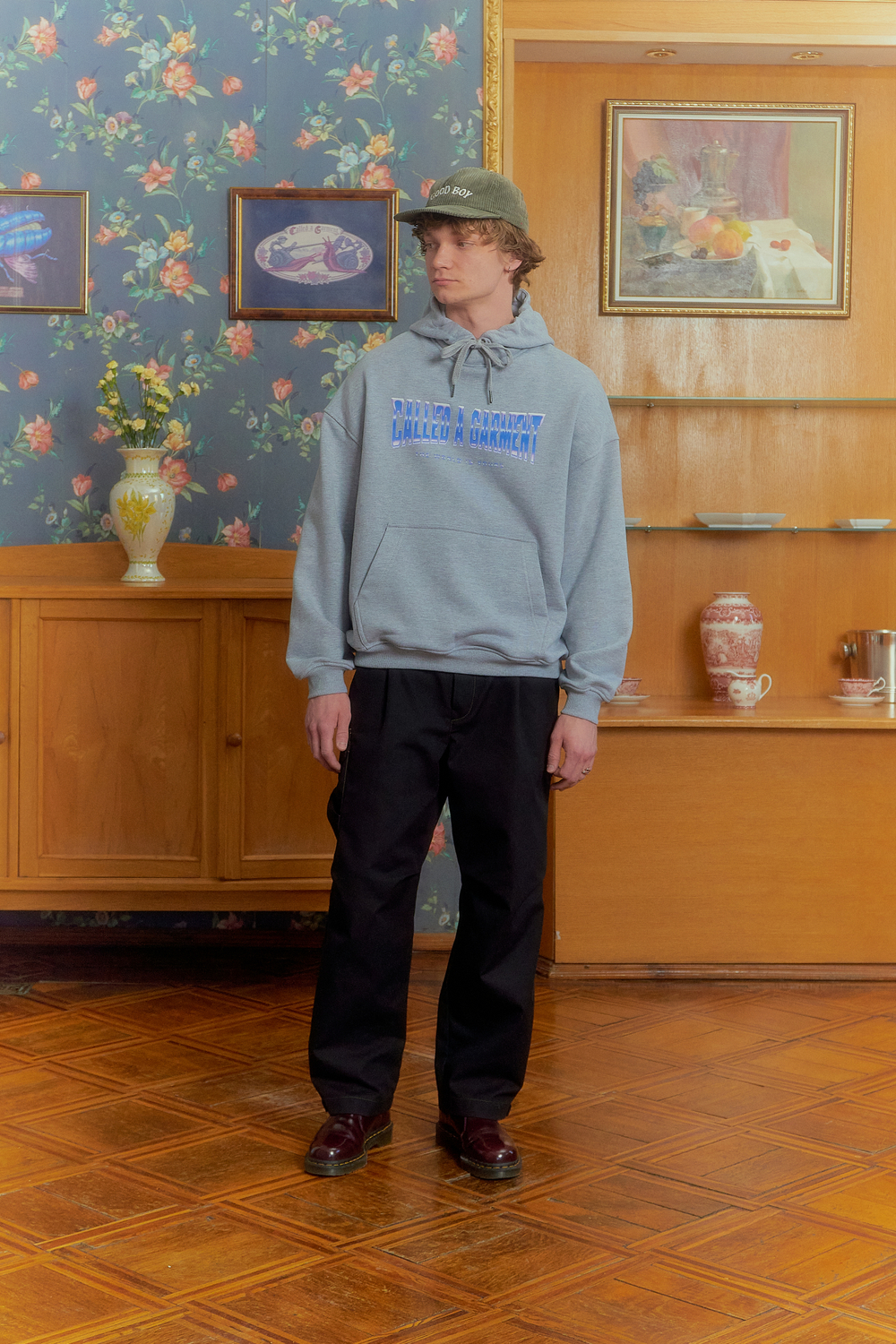 Худи Called a Garment Frozen One "Grey Melange"