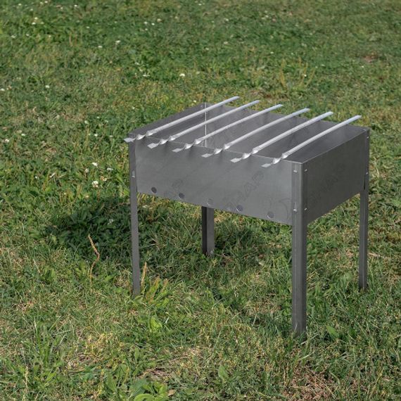 Мангал сборный Helios Light 350x240x350мм, 6 шампуров, сталь 0,4мм (HS-МC.02-Э-1) Helios (0)