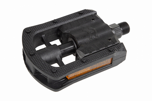 Педали MX-P179, ось 9/16", складные со светоотражателями, нейлоновые чёрные