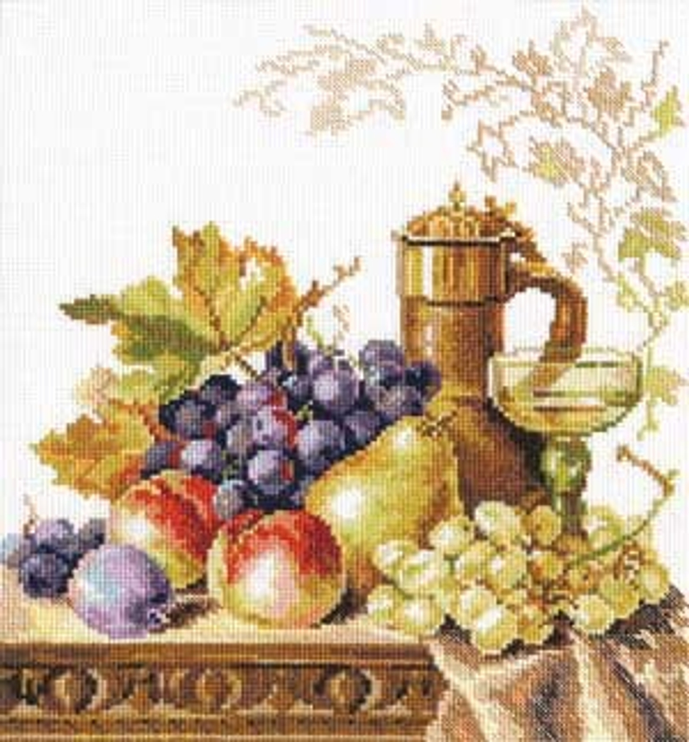 "Солнечный натюрморт"-5-11 вышивка