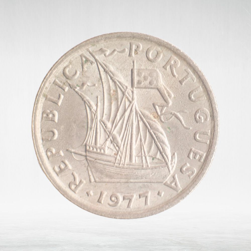 Portugal, 2.50 Escudos, 1977, XF