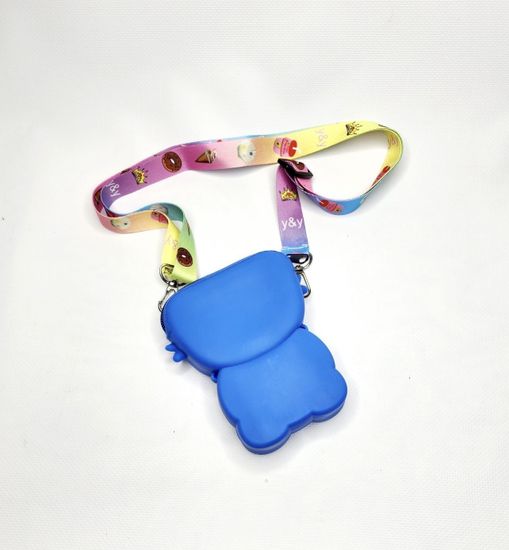 Детская-сумка "Хаги Ваги" синяя, с ремешком