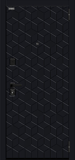 Кьюб (RBE) Total Black/Super White 205*86 правое