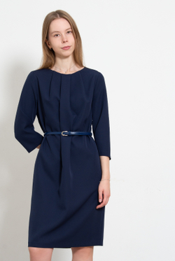 Платье женское 3445ЛП, темно-синий #89ТС053445ЛП