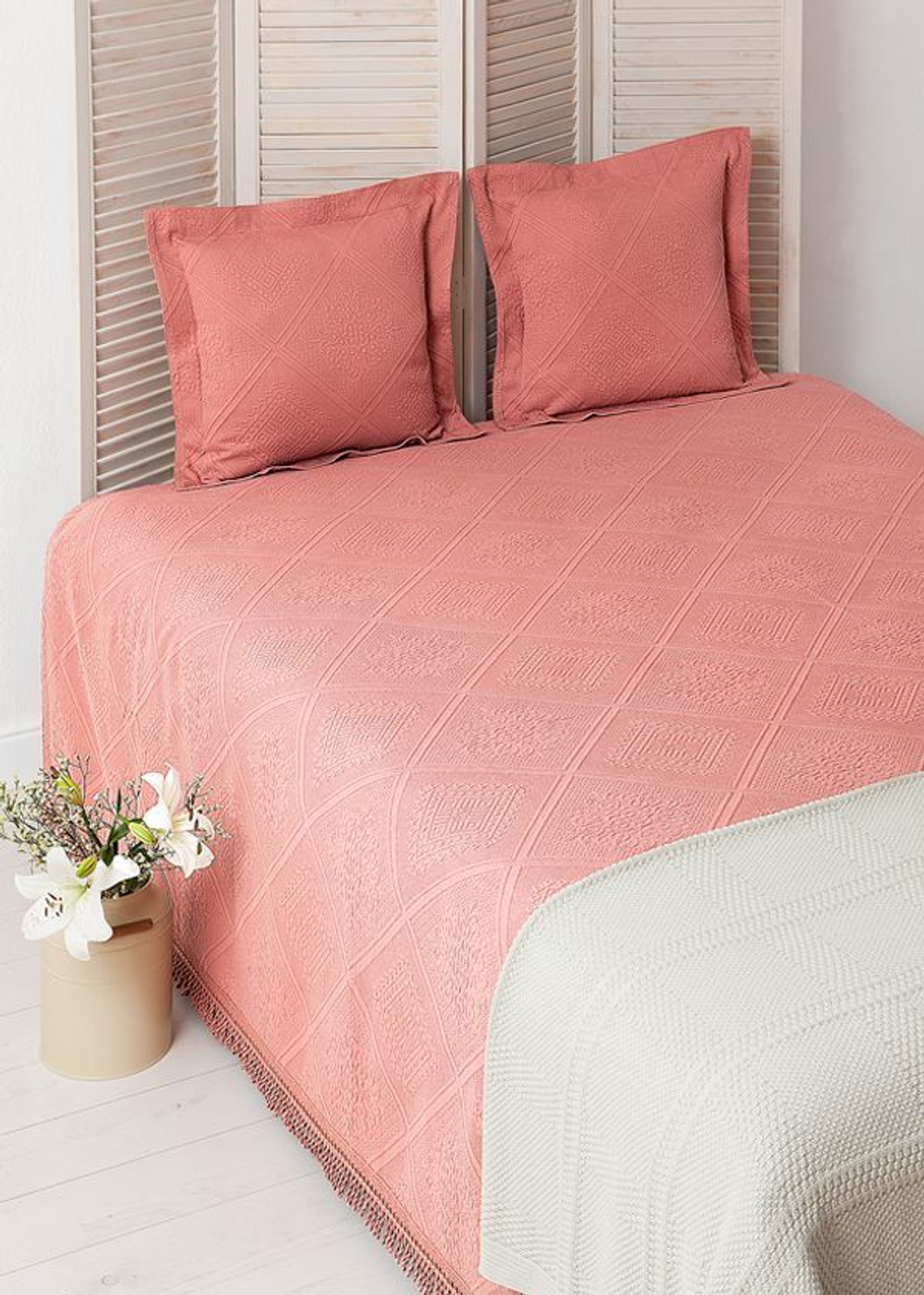 Покрывало 150x220 Luxberry Alice терракотовое Португалия