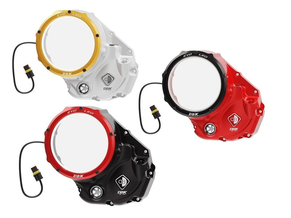 CCDVL10 DBK EVO LED CLEAR CLUTCH COVER (MTS V2, M 937)