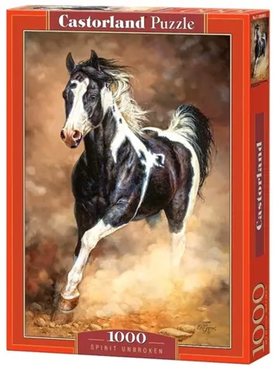 Пазл Castorland "Бегущая лошадь", 1000 деталей, C-103690, картонная основа, от 12 лет