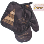 Прихватка в наборе с варежкой «Elegance», 17,5*17,5 см и 26*17 см