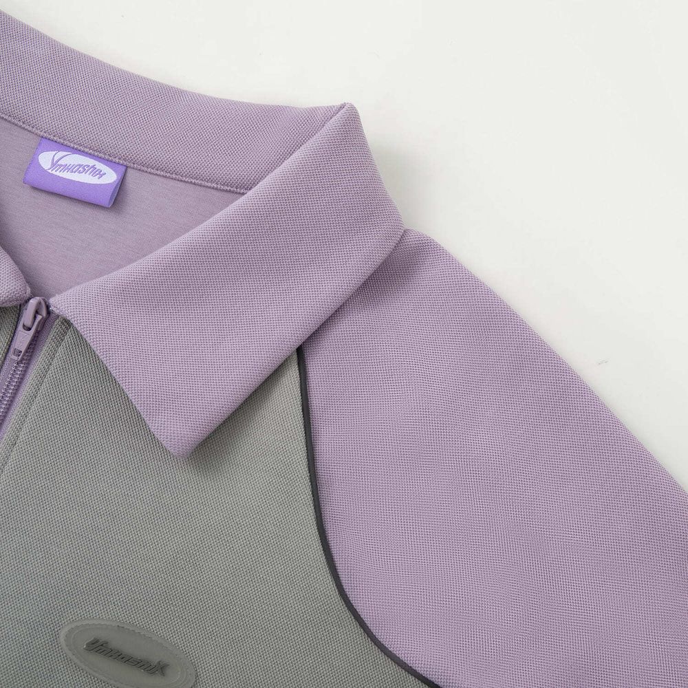 Толстовка Ymkashix College star фиолетовая / серая