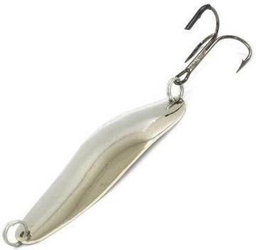 Блесна КОЛЕБАЛКА ПИТЕР Новгородская (19 г цвет Никель)