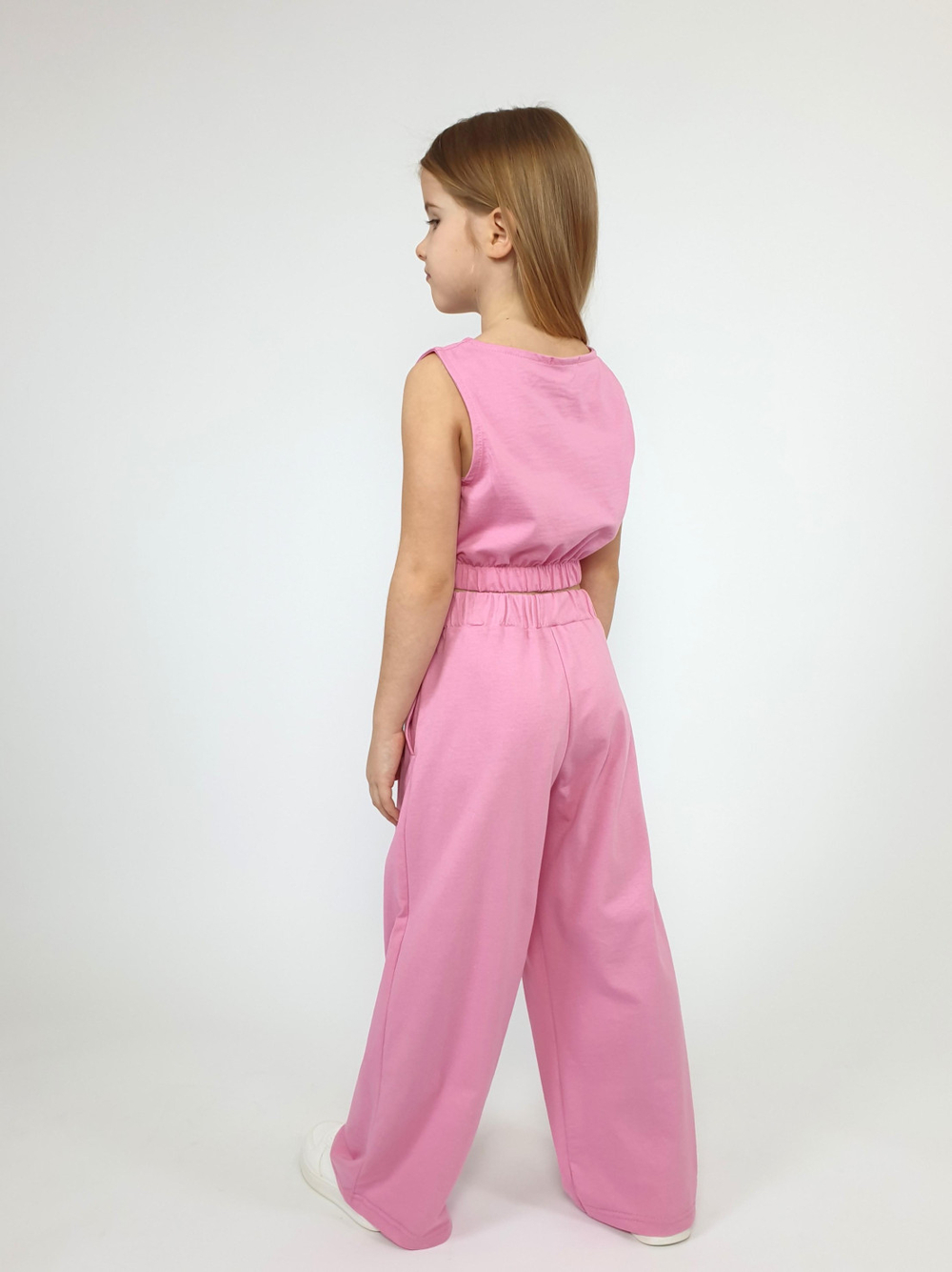 02-157-1 Комплект для девочки (майка-топ+ брюки)