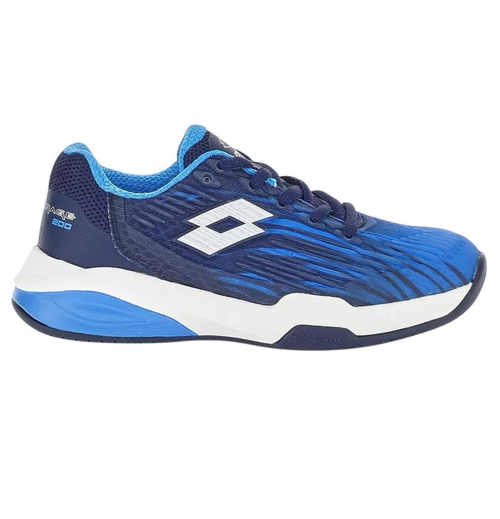 Детские теннисные кроссовки Lotto Mirage 200 II PRT ALR JR - navy blue/all white/dogers blue