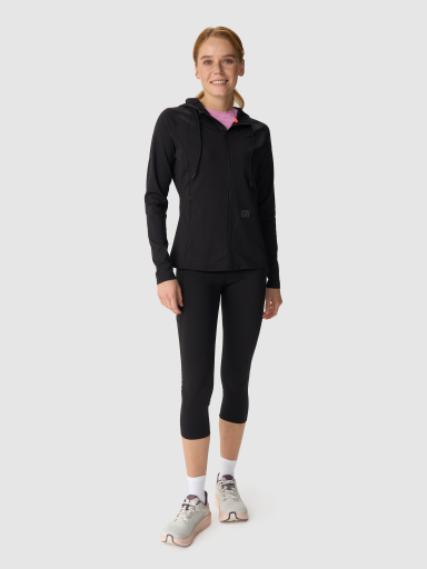 Джемпер на молнии женский GRI Фитнес чёрный