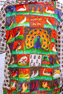 Худи "Бестиарий с павлином 2", по мотивам средневекового бестиария Бартоломея Английского