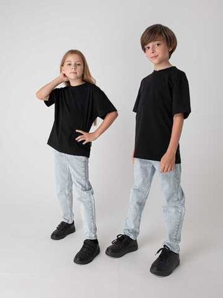 Футболка оверсайз "Уголь" 7+